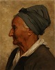 "A French peasant woman" Oil Painting.